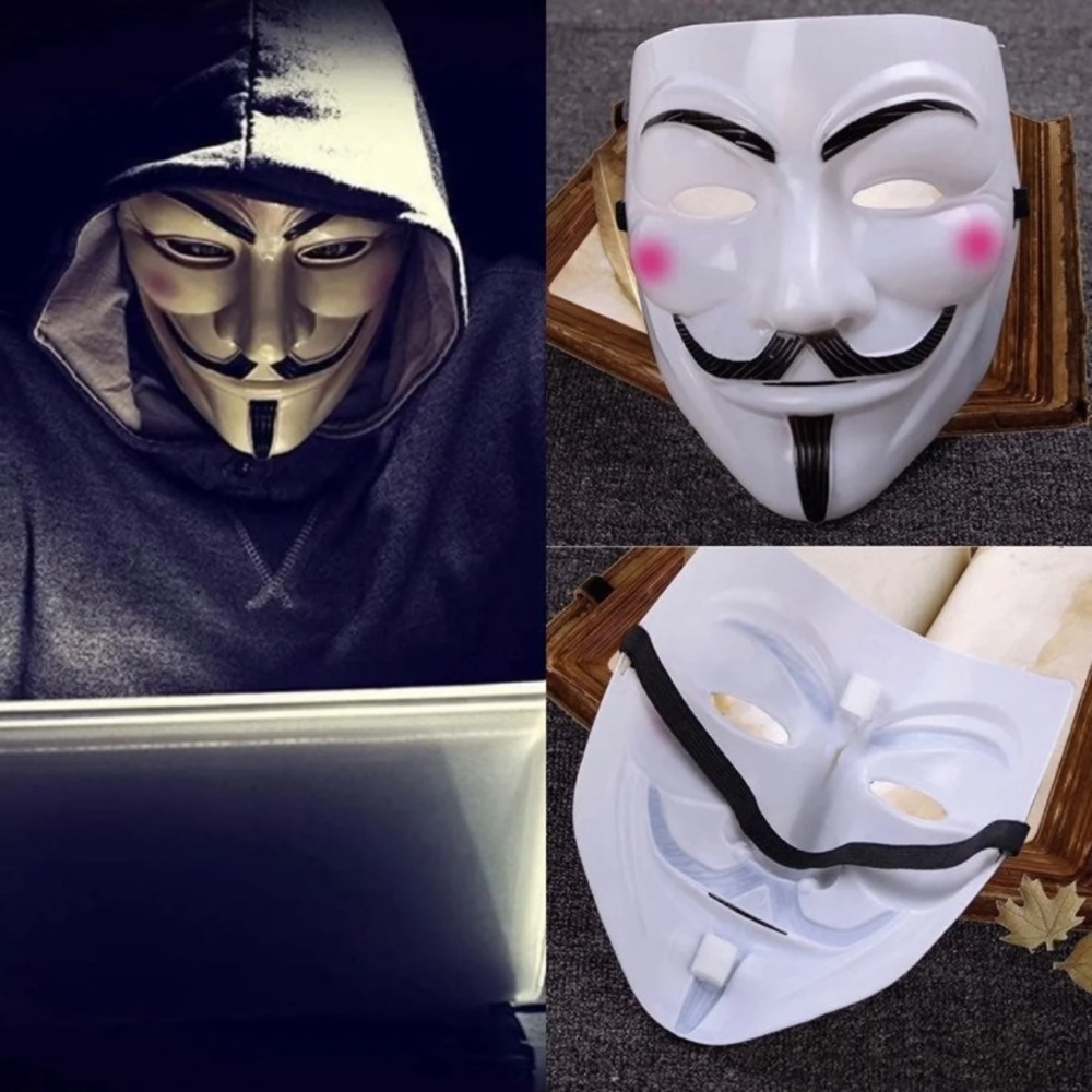 Anonymous Mask Guy Fawkes Mask Cosplay